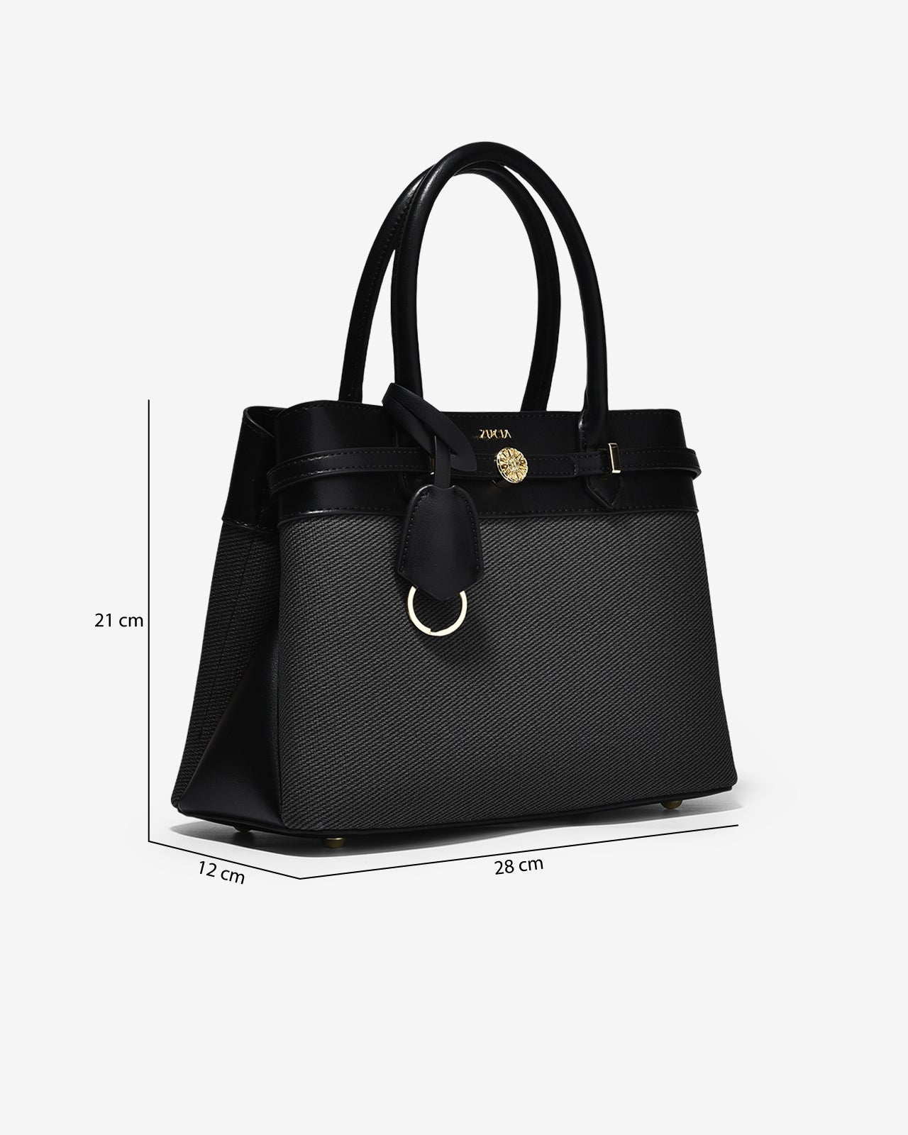 Túi Xách Tay Satchel Bag Zucia InTo You N18-VS18-Đen Color1