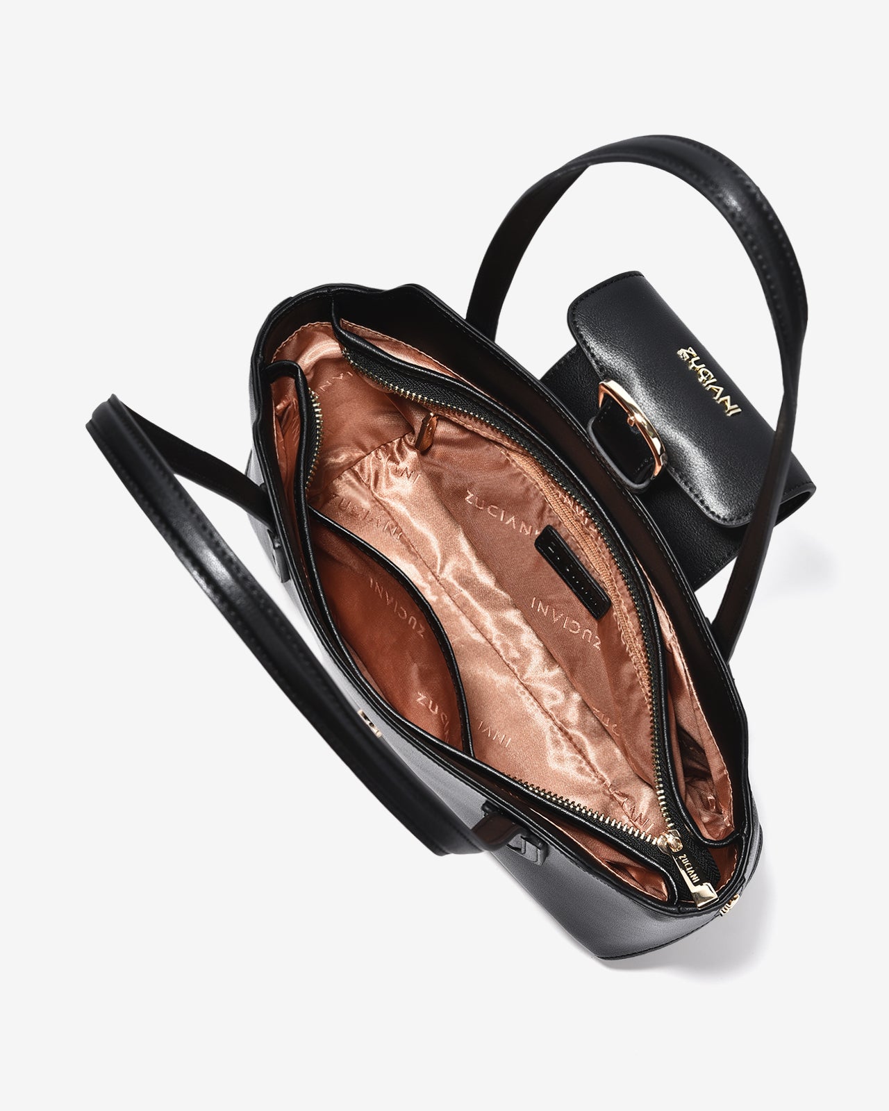 Túi Xách Tay Đeo Vai Hình Chữ Nhật Zuciani The Artisan N01-JC29Đen Color1