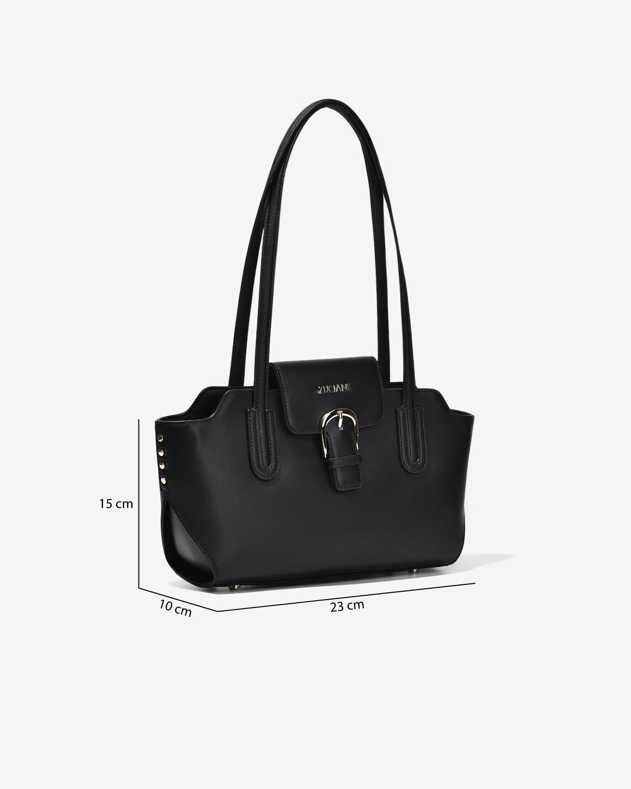 Túi Xách Tay Đeo Vai Hình Chữ Nhật Zuciani The Artisan N01-JC29Đen Color1