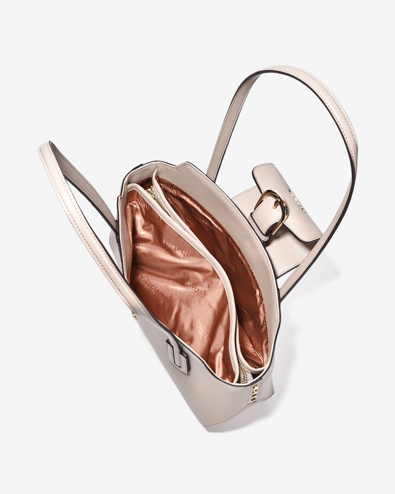 Túi Xách Tay Đeo Vai Hình Chữ Nhật Zuciani The Artisan N01-JC29Kem Color1