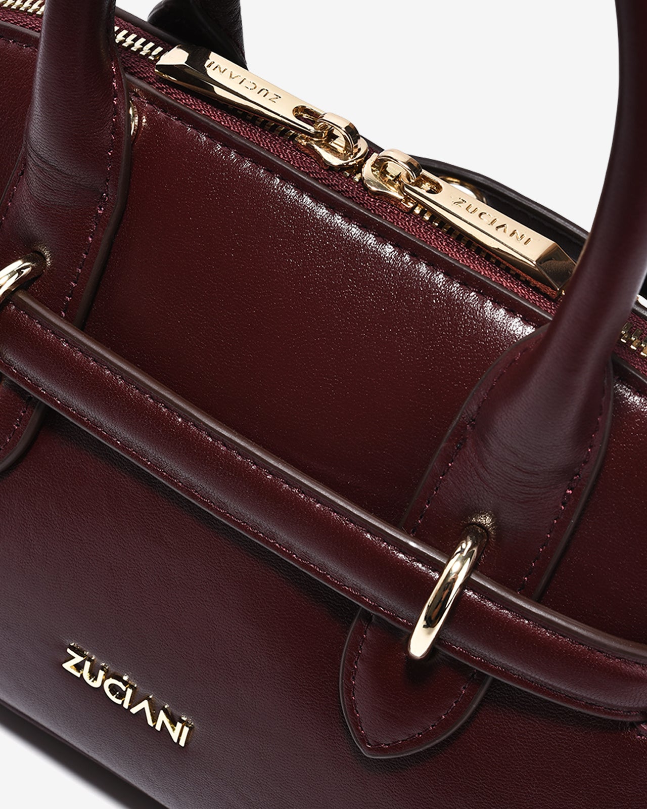 Túi Xách Tay Đeo Chéo Dáng Bowler Zuciani The Artisan N04-JC33-Đỏ Color1