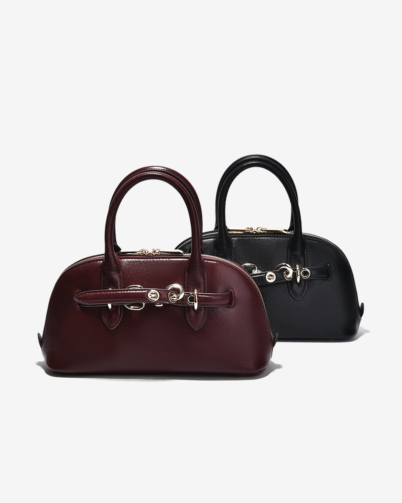 Túi Xách Tay Đeo Chéo Dáng Bowler Zuciani The Artisan N04-JC33-Đỏ Color1