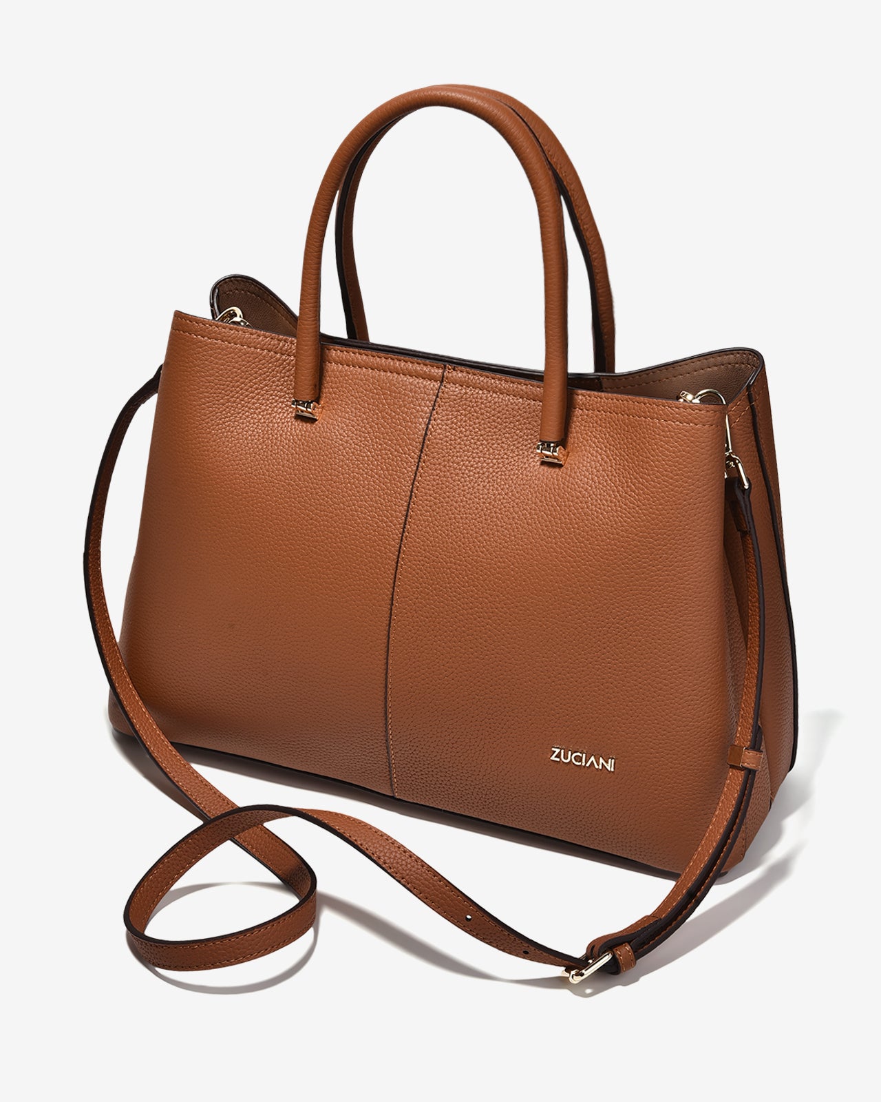 Túi Xách Tay Hình Thang Nữ Zuciani The Artisan N09-JC37-Bò Color1