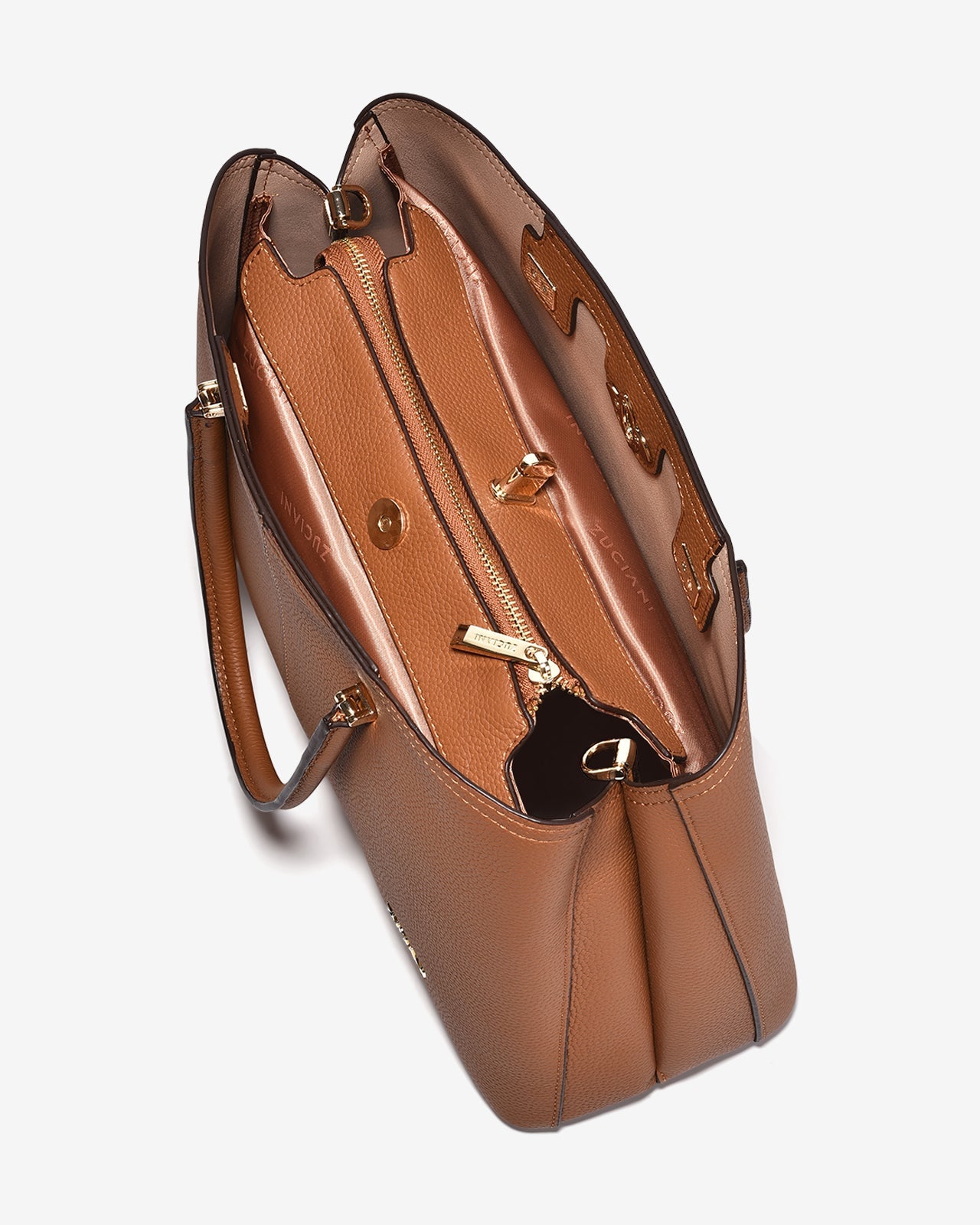 Túi Xách Tay Hình Thang Nữ Zuciani The Artisan N09-JC37-Bò Color1