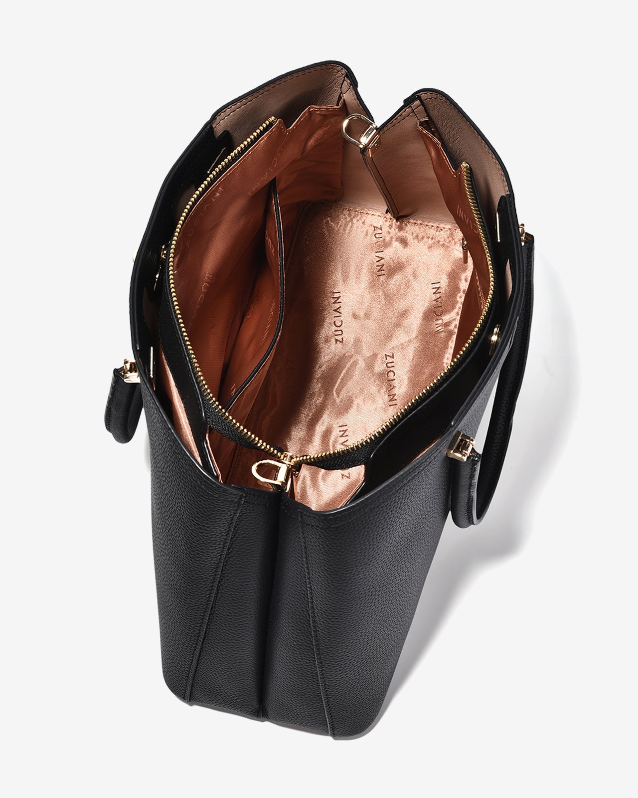 Túi Xách Tay Hình Thang Nữ Zuciani The Artisan N09-JC37Đen Color1