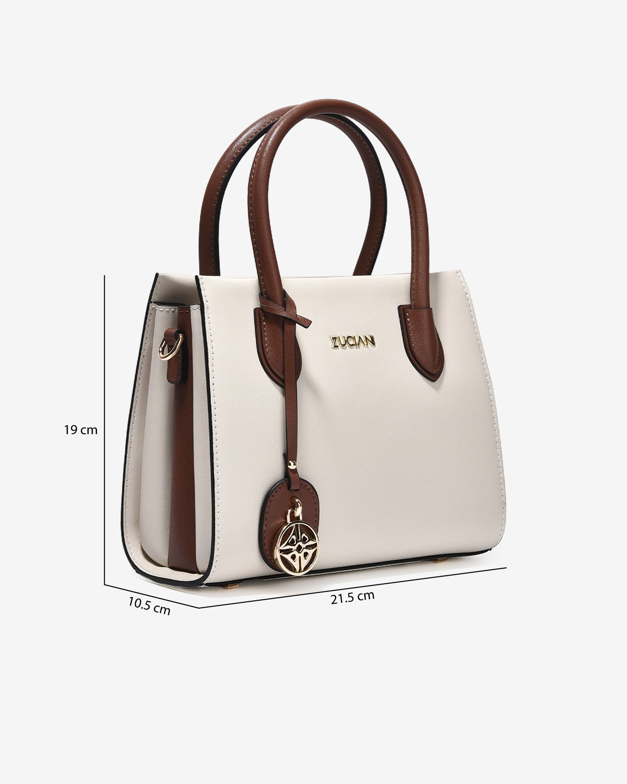 Túi Xách Tay Đeo Chéo Zuciani The Artisan N10-JC38-Kem Color1