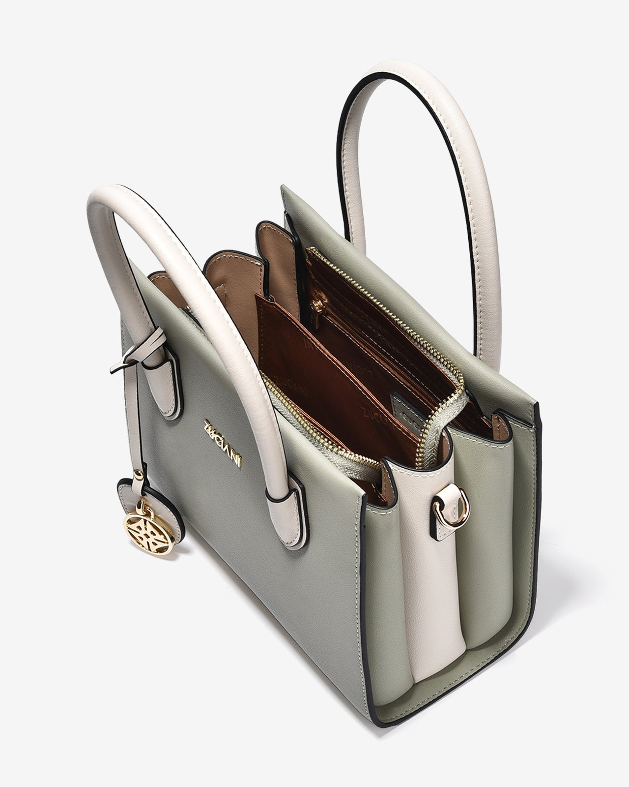 Túi Xách Tay Đeo Chéo Zuciani The Artisan N10-JC38-Xanh Lá Color1