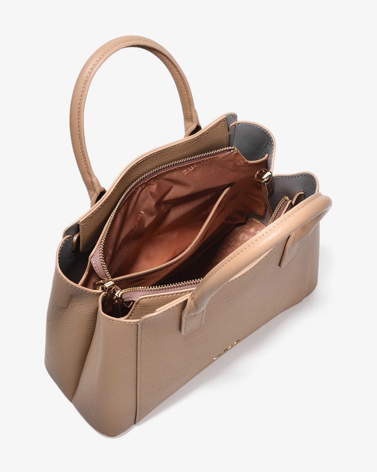 Túi Xách Tay Cao Cấp Zuciani The Artisan N11-JC39-Cafe Color1