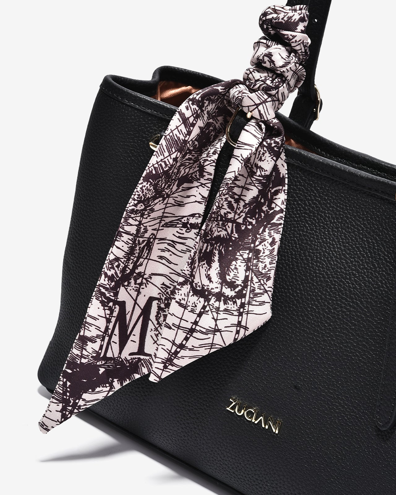 Túi Xách Tay Đeo Vai Dáng Tote Zuciani The Artisa N12-JC40Đen Color1