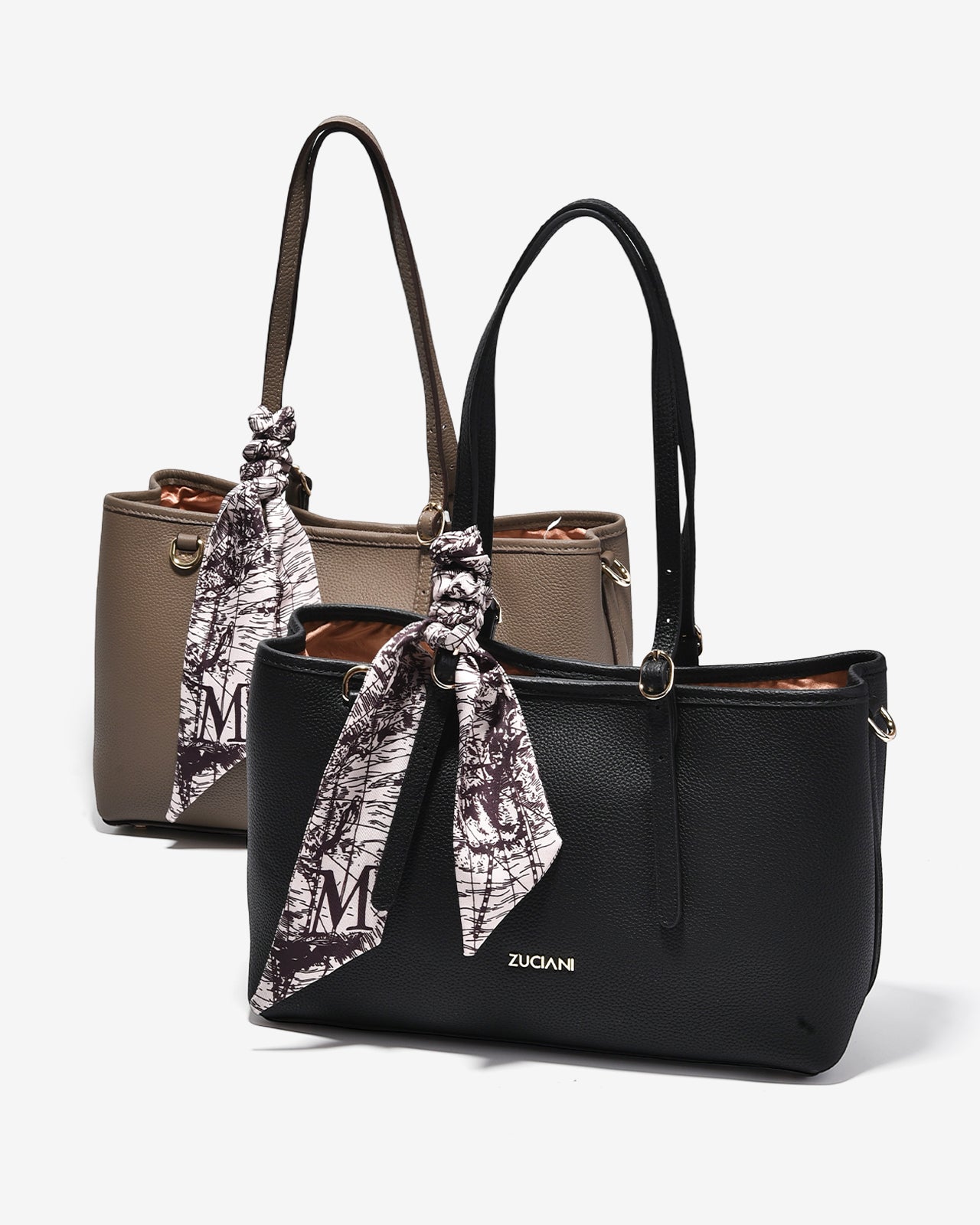 Túi Xách Tay Đeo Vai Dáng Tote Zuciani The Artisa N12-JC40-Đen Color1