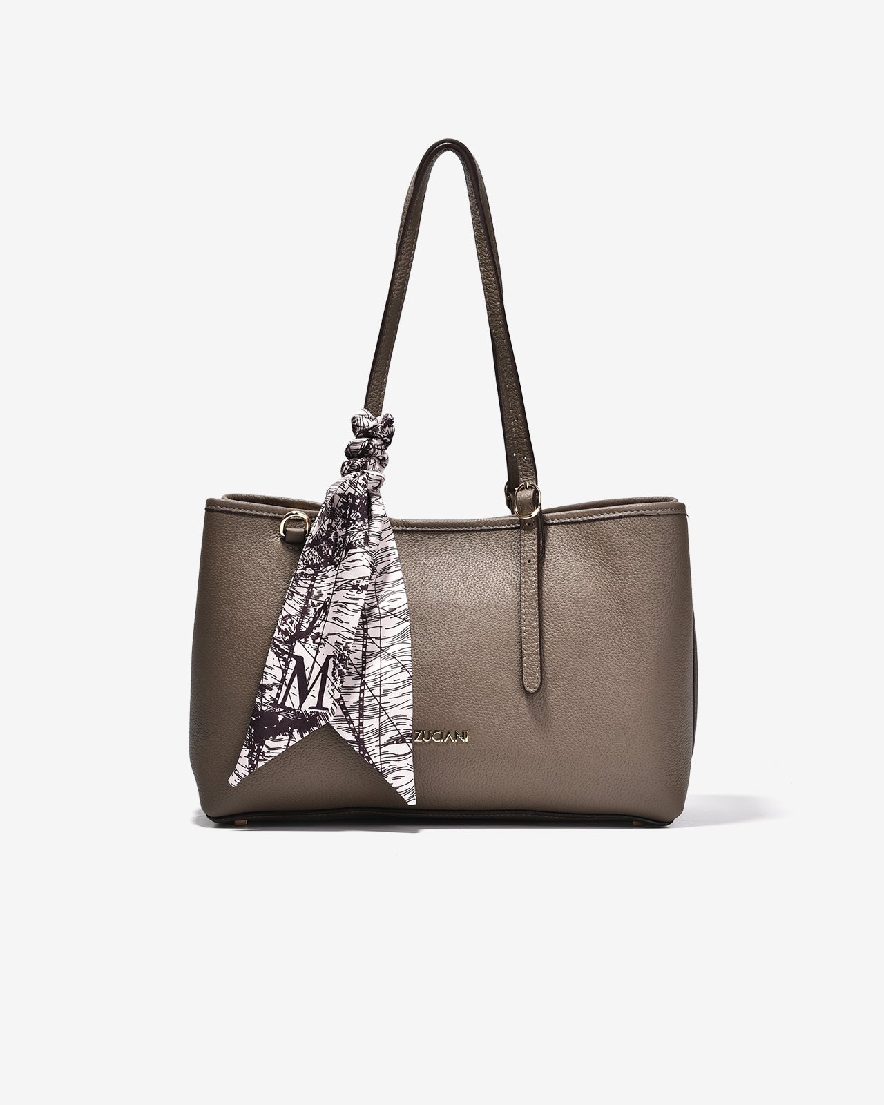 Túi Xách Tay Đeo Vai Dáng Tote Zuciani The Artisa N12-JC40-Xám Color1First