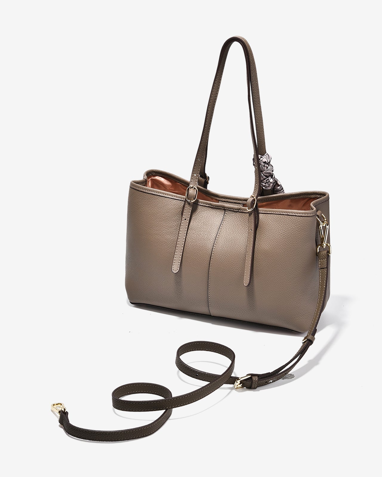 Túi Xách Tay Đeo Vai Dáng Tote Zuciani The Artisa N12-JC40-Xám Color1