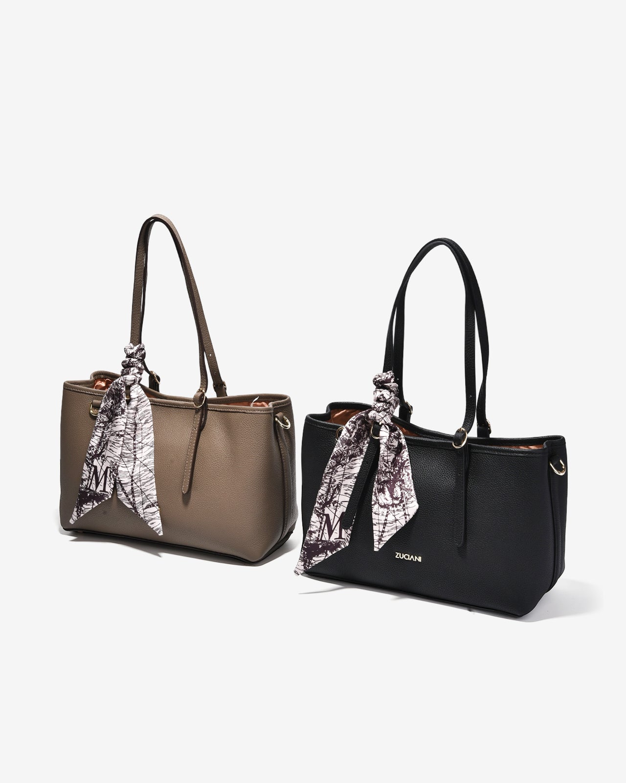 Túi Xách Tay Đeo Vai Dáng Tote Zuciani The Artisa N12-JC40-Xám Color1