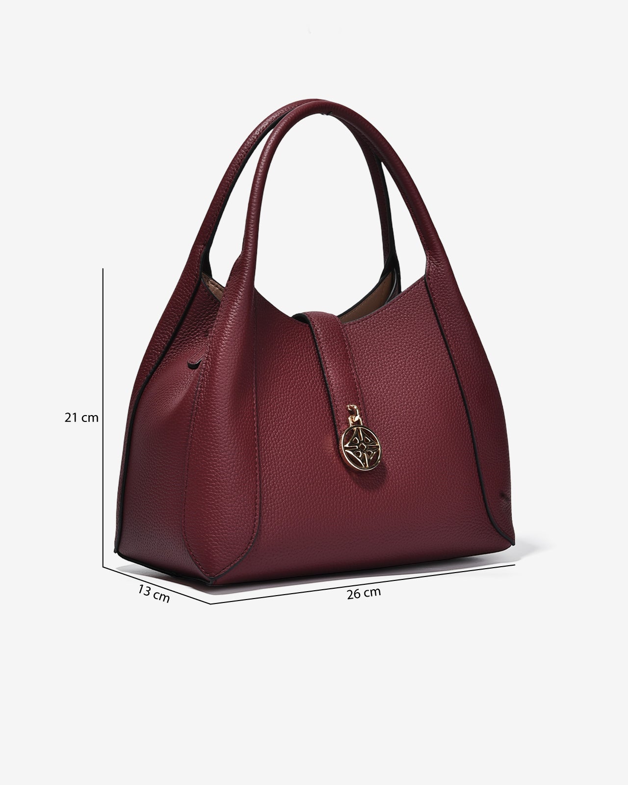 Túi Xách Tay Hobo Zuciani The Artisan N13-JC41-Đỏ Color1