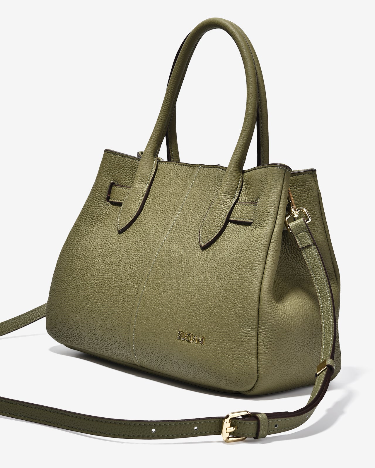 Túi Xách Tay Zuciani The Artisan N14-JC42-Xanh Lá Color1