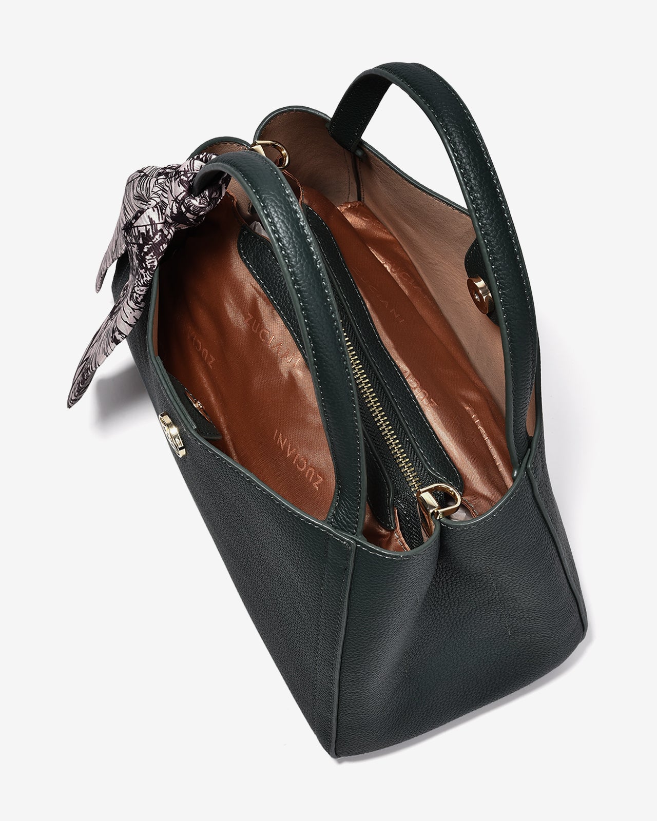 Túi Đeo Chéo Cầm Tay Zuciani The Artisan N15-JC43-Xanh Lá Color1