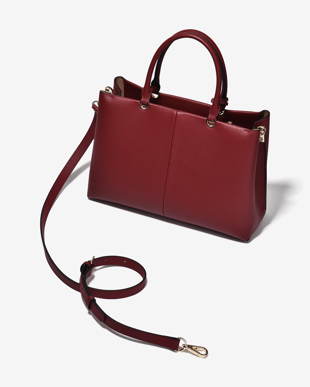 Túi Xách Tay Da Cao Cấp Zuciani Modern Divine N02-JC63-Đỏ Color1