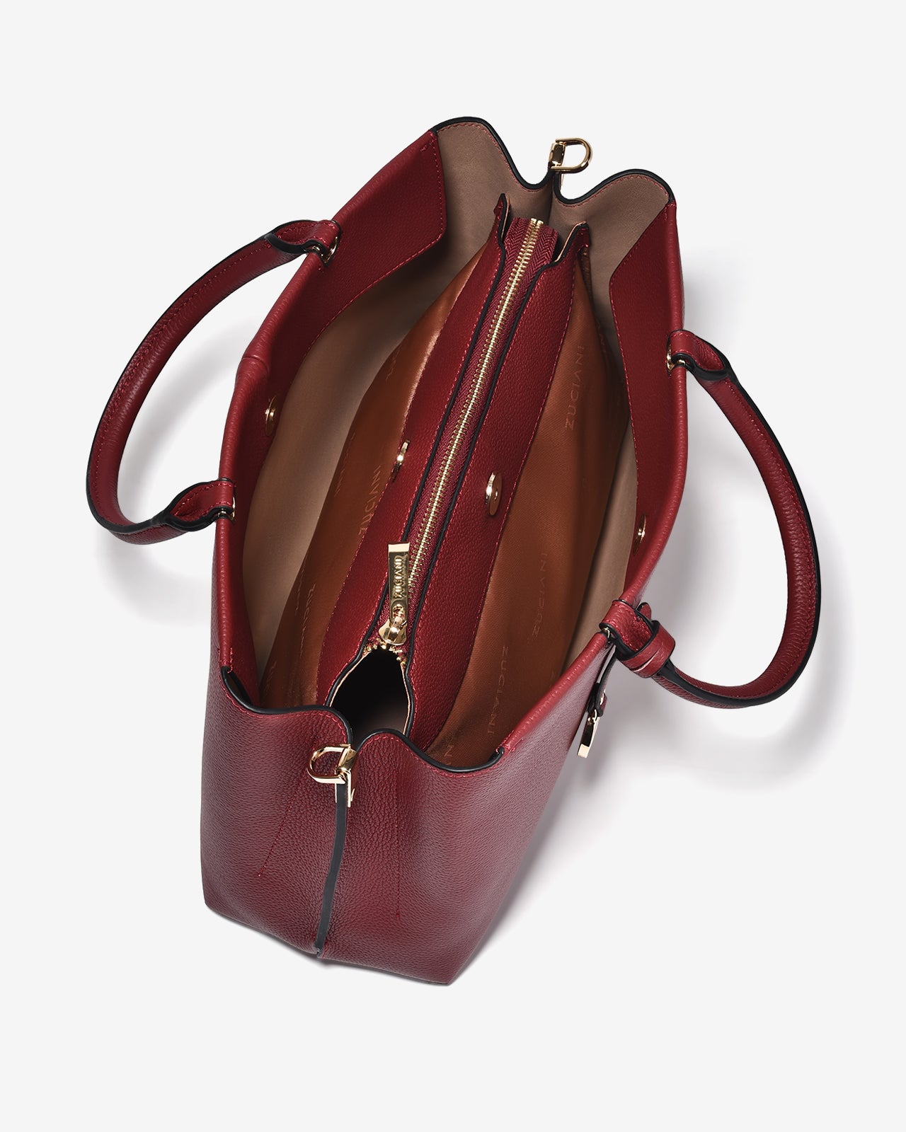 Túi Xách Tay Da Cao Cấp Zuciani Modern Divine N02-JC63Đỏ Color1