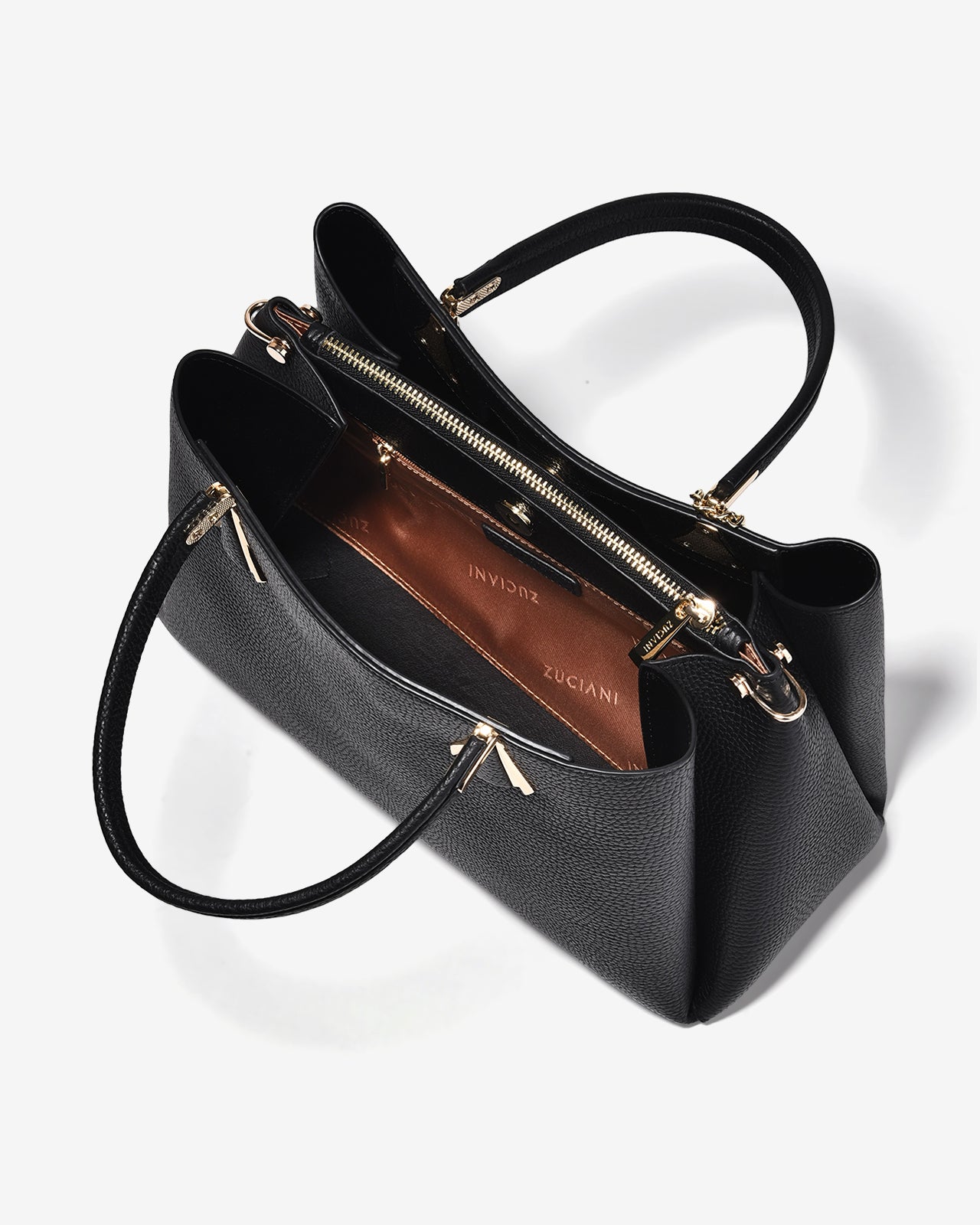 Túi Xách Tay Da Mềm Zuciani Modern Divine N09-JC70-Đen Color1