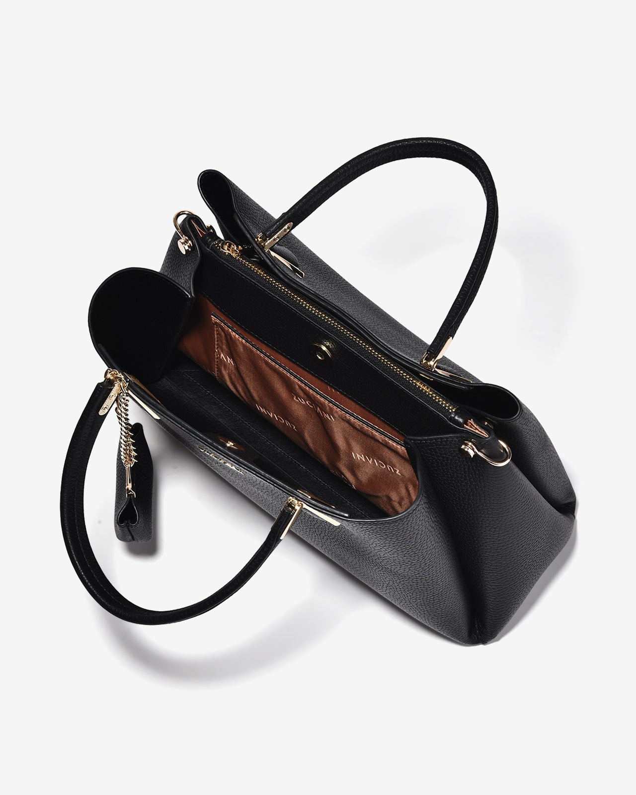 Túi Xách Tay Da Mềm Zuciani Modern Divine N09-JC70-Đen Color1