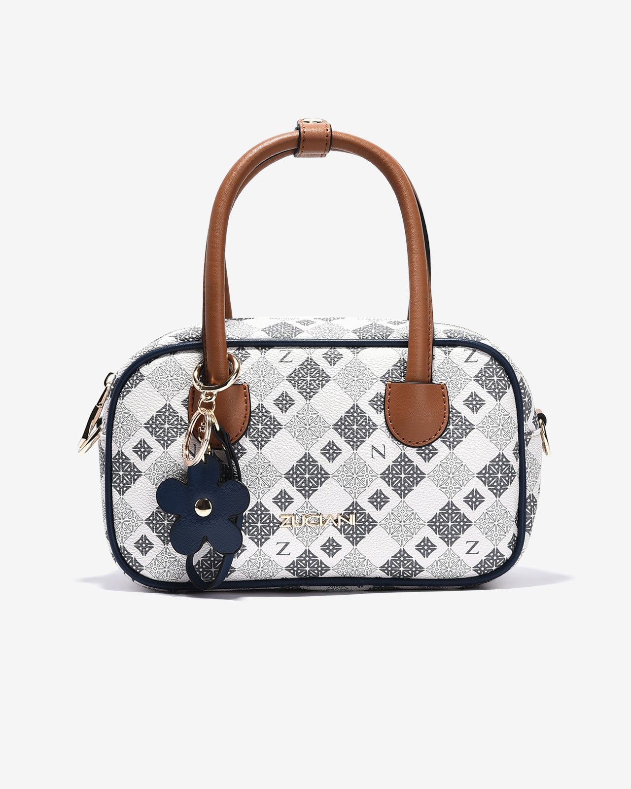 Túi Xách Tay Bowling Zuciani Mono La Fleur N01-JYP6-Xanh Color1First