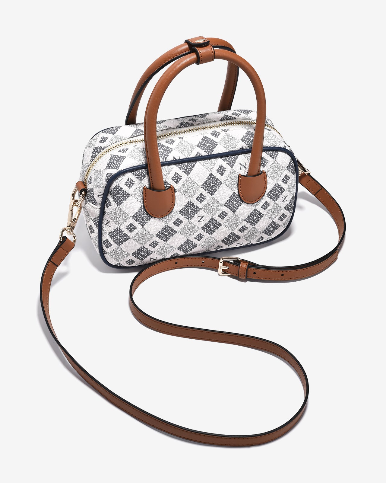 Túi Xách Tay Bowling Zuciani Mono La Fleur N01-JYP6-Xanh Color1