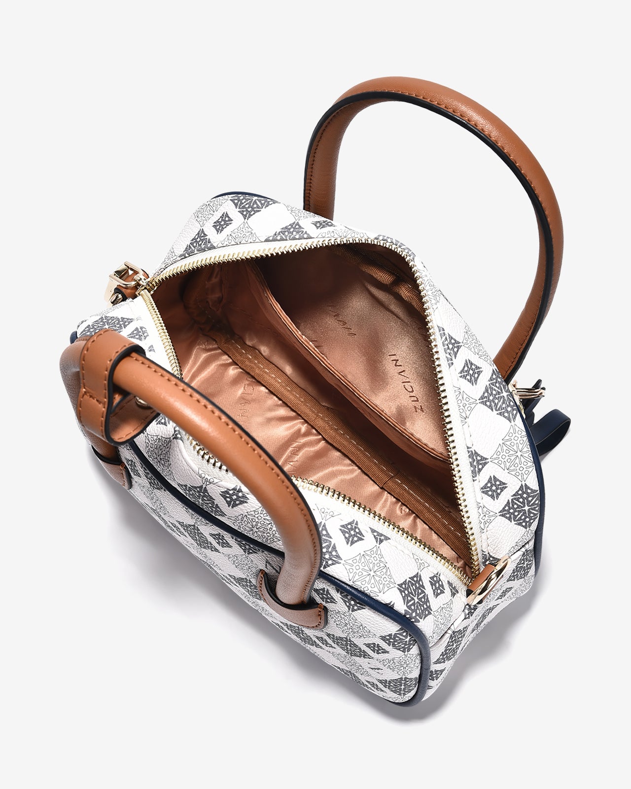 Túi Xách Tay Bowling Zuciani Mono La Fleur N01-JYP6-Xanh Color1