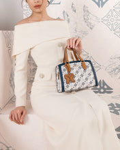 Túi Xách Tay Đeo Chéo Dạng Hộp Zuciani Mono La Fleur N05-JYQ1-Xanh Color1