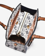 Túi Xách Tay Đeo Chéo Dạng Hộp Zuciani Mono La Fleur N05-JYQ1-Xanh Color1