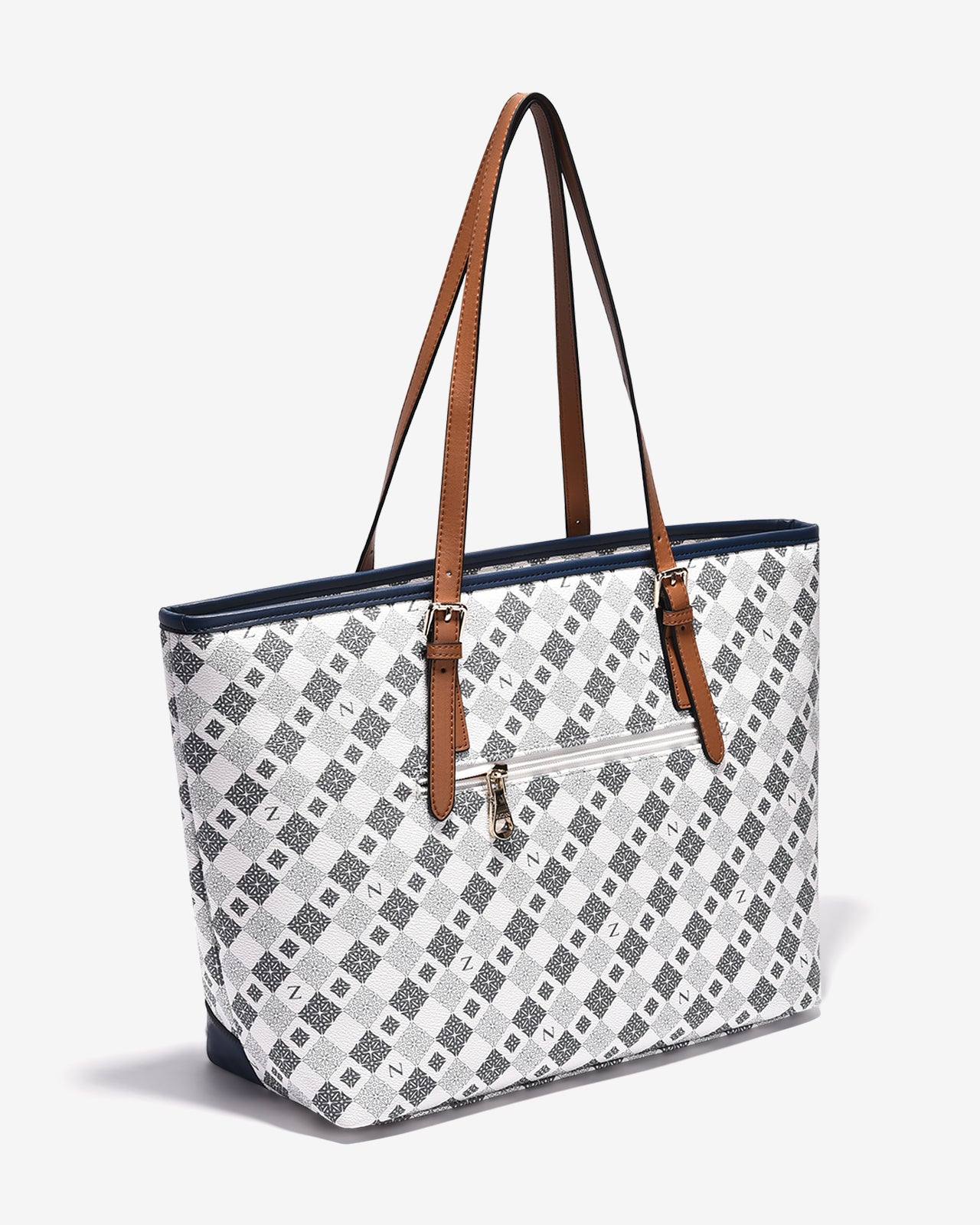 Túi Tote Xách Tay Zuciani Mono La Fleur N06-JYQ2-Xanh Color1