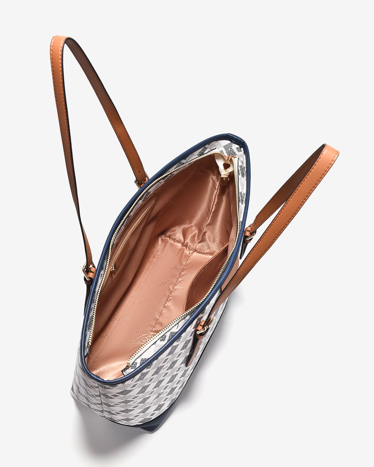 Túi Tote Xách Tay Zuciani Mono La Fleur N06-JYQ2-Xanh Color1