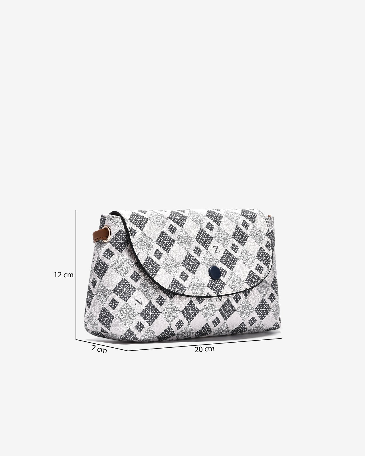 Túi Tote Xách Tay Zuciani Mono La Fleur N06-JYQ2-Xanh Color1