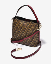 Túi Xách Nữ Dáng Hobo Khóa Nơ Zuciani Monogram Zen N13-JYS4Nâu Color1