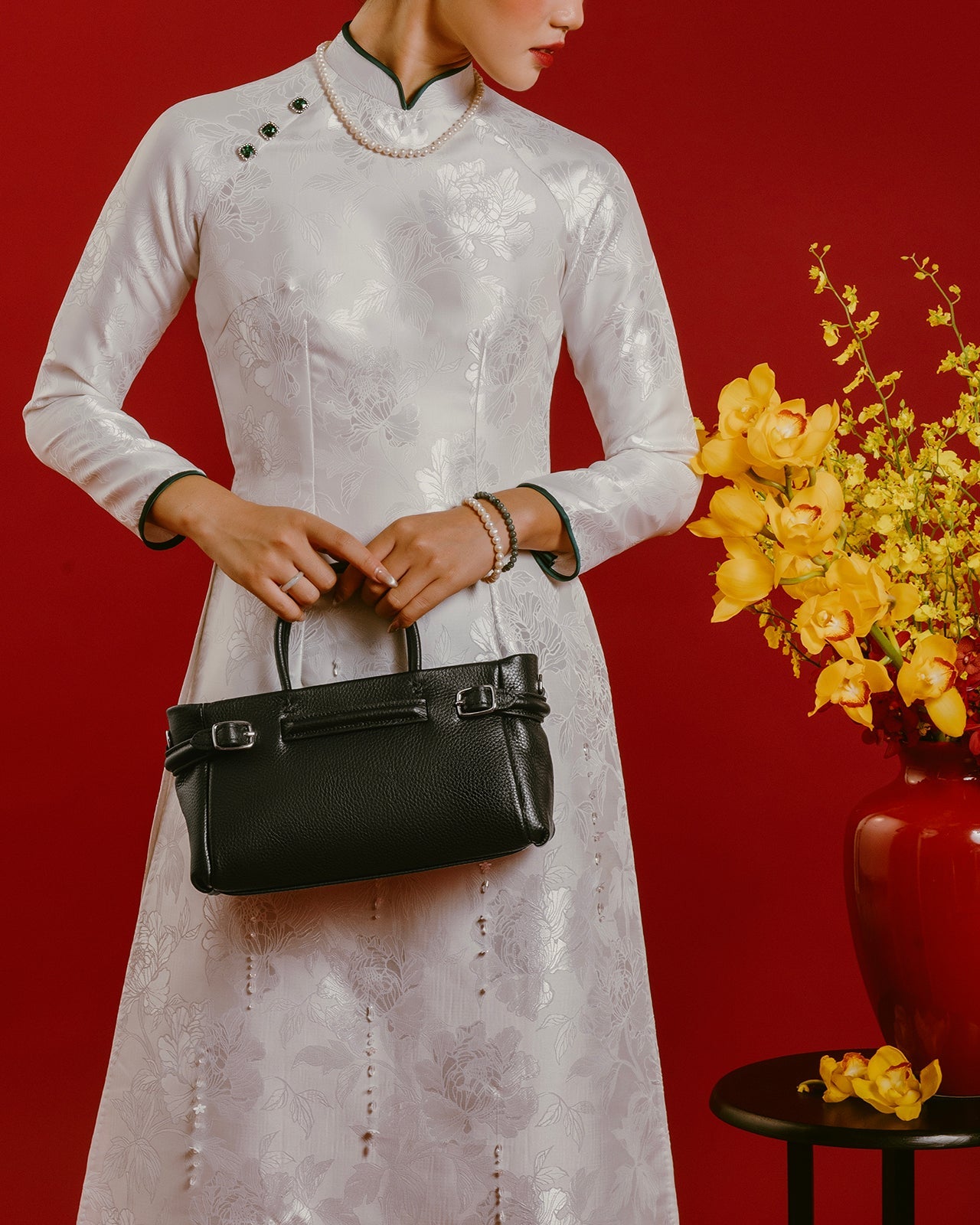 Túi Xách Tay Dáng EastWest Zuciani The Aurum Elegantia N23-TM23Đen Color1