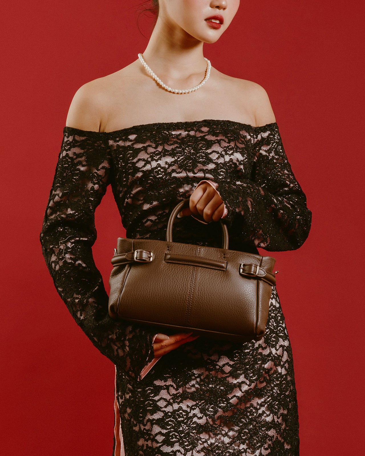 Túi Xách Tay Dáng EastWest Zuciani The Aurum Elegantia N23-TM23Nâu Color1