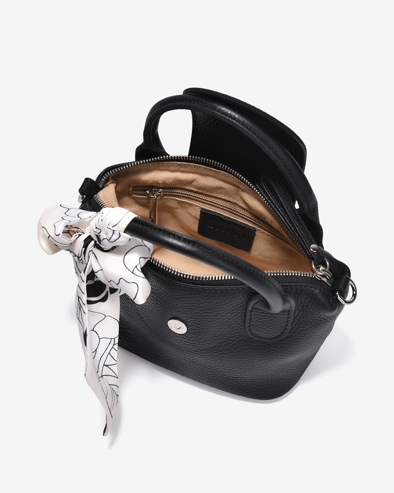 Túi Xách Tay Đeo Vai Kèm Khăn Zuciani The Aurum Elegantia N26-TM26-Đen Color1