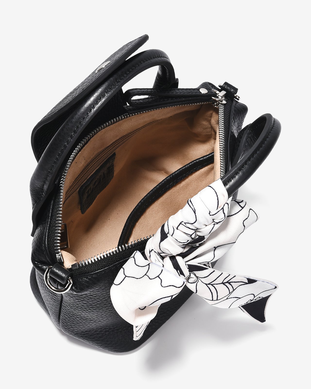 Túi Xách Tay Đeo Vai Kèm Khăn Zuciani The Aurum Elegantia N26-TM26Đen Color1