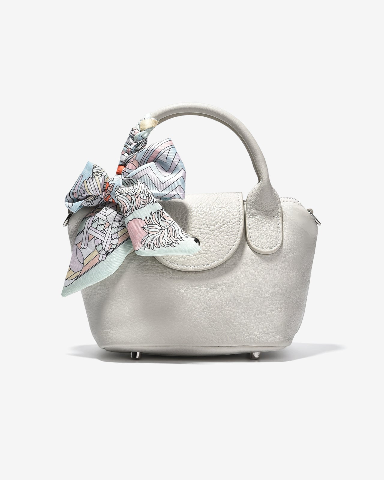 Túi Xách Tay Đeo Vai Kèm Khăn Zuciani The Aurum Elegantia N26-TM26Kem Color1First