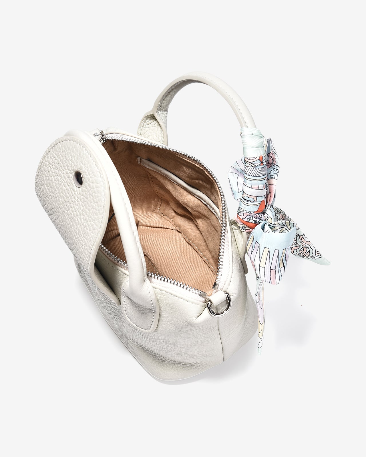 Túi Xách Tay Đeo Vai Kèm Khăn Zuciani The Aurum Elegantia N26-TM26Kem Color1
