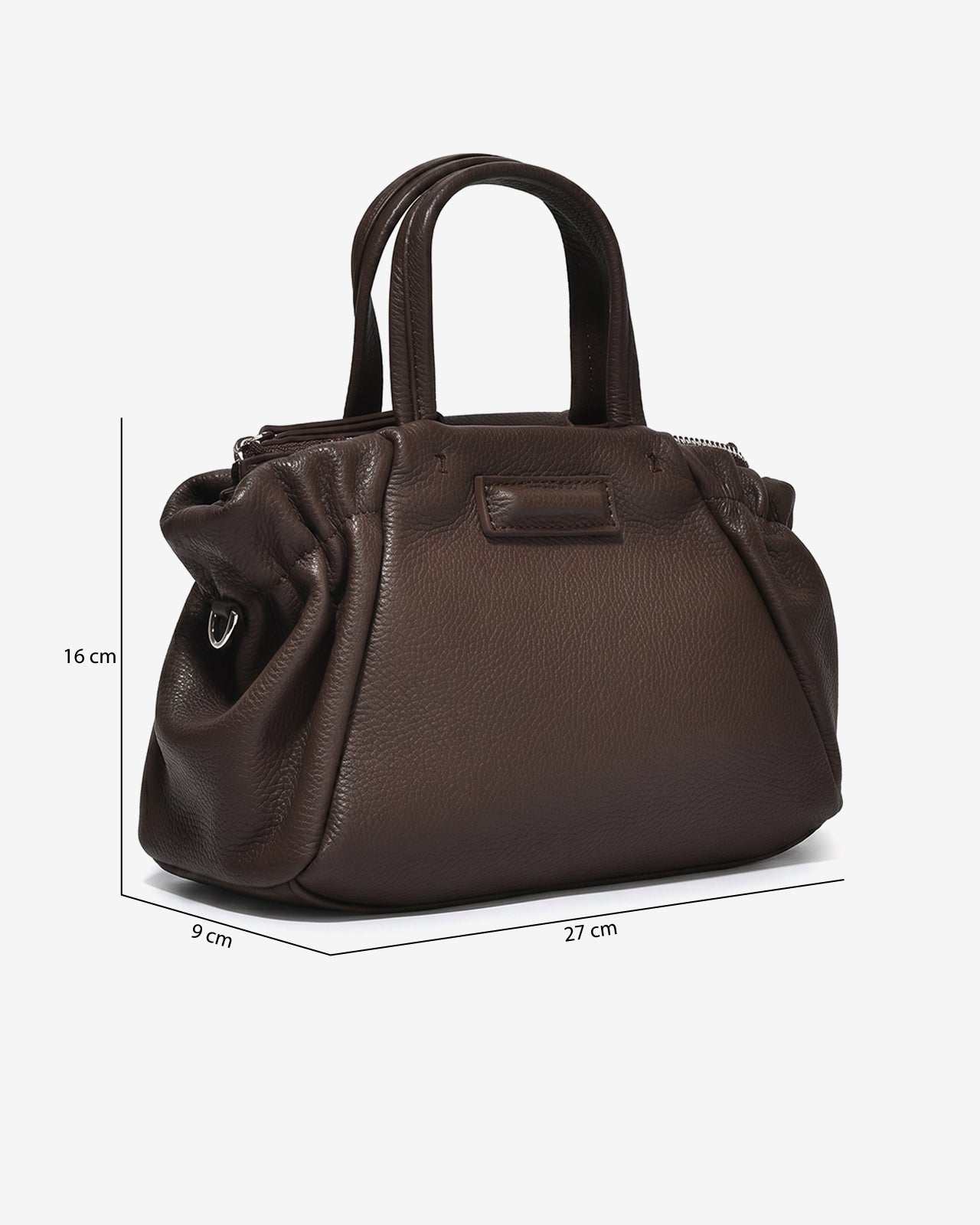 Túi Xách Dáng Vỏ Sò Zuciani The Aurum Elegantia N29-TM29Nâu Color1