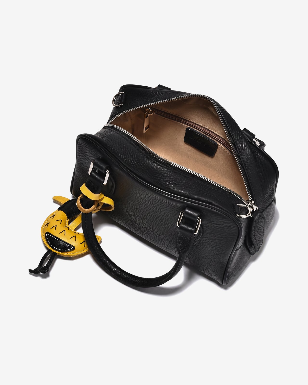 Túi Xách Tay Duffle Kèm Charm Zuciani The Aurum Elegantia N30-TM30Đen Color1