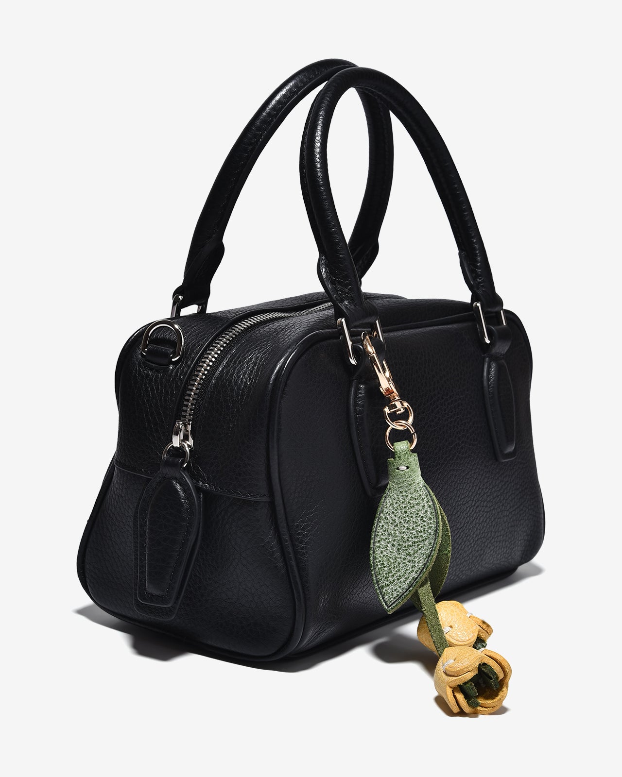 Túi Xách Tay Duffle Kèm Charm Zuciani The Aurum Elegantia N30-TM30Đen Color1