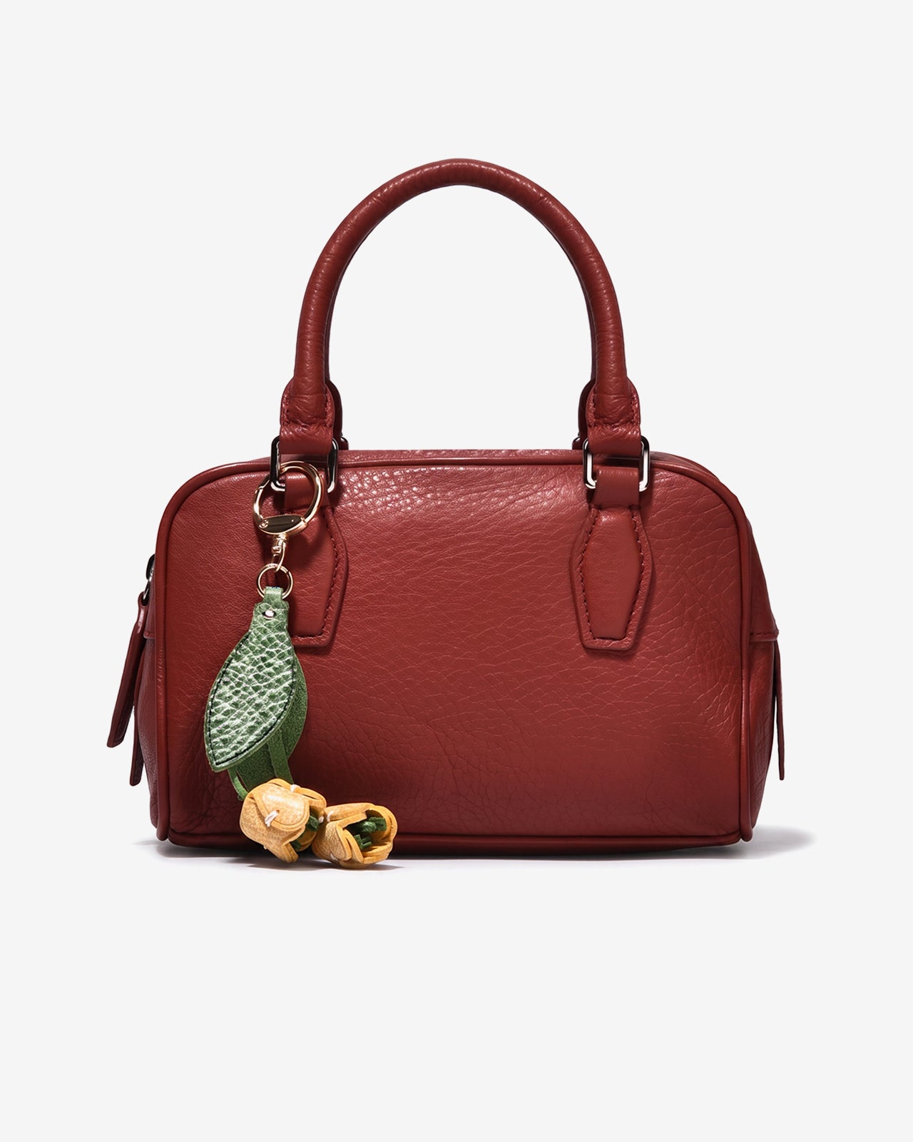 Túi Xách Tay Duffle Kèm Charm Zuciani The Aurum Elegantia N30-TM30Đỏ Color1First