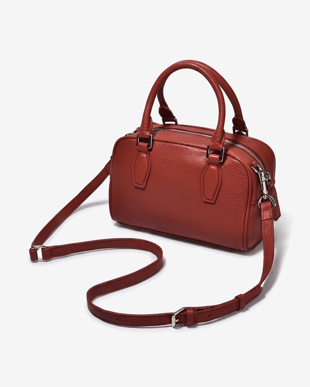Túi Xách Tay Duffle Kèm Charm Zuciani The Aurum Elegantia N30-TM30Đỏ Color1