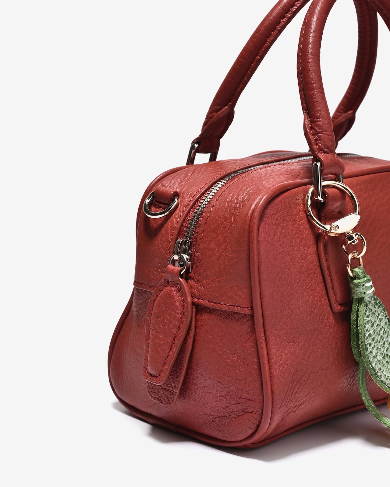 Túi Xách Tay Duffle Kèm Charm Zuciani The Aurum Elegantia N30-TM30Đỏ Color1