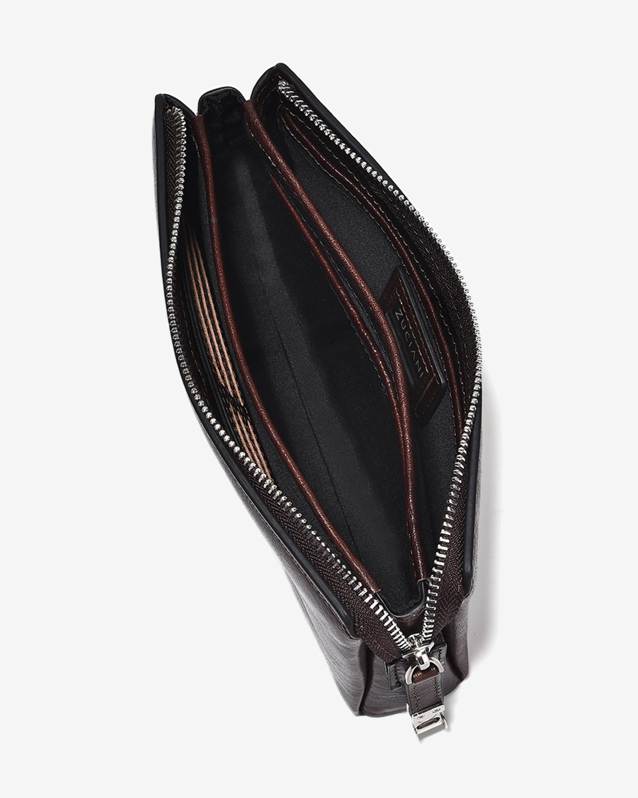 Ví Cầm Tay Dáng Ngang Zuciani Modern Spirit N12-LF12Nâu Color1