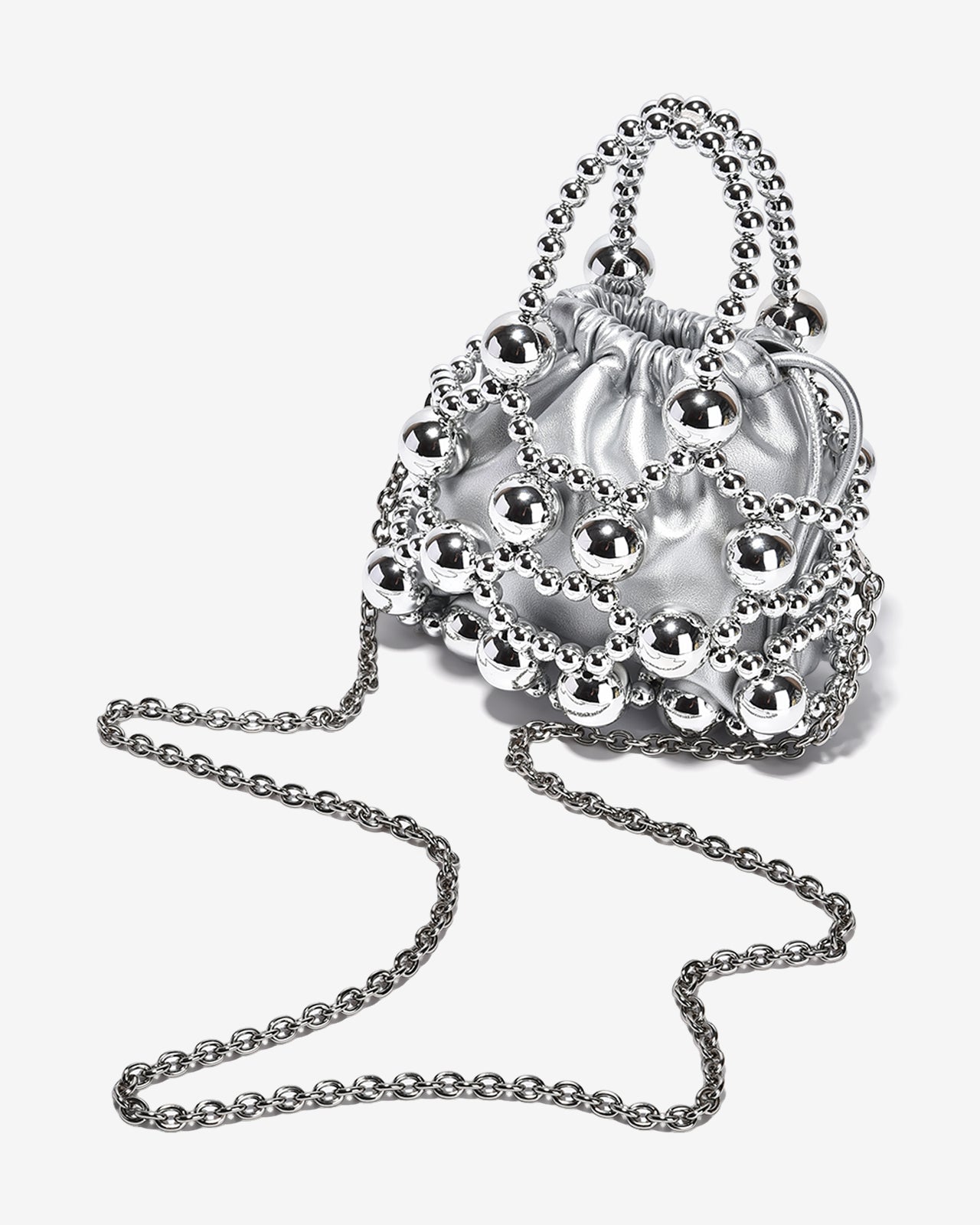 Túi Đeo Chéo Đi Tiệc Phủ Hạt Sang Trọng Zucia The Luminara N03-JS03Xám Color1