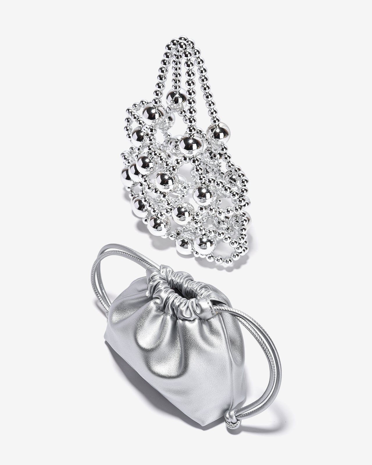 Túi Đeo Chéo Đi Tiệc Phủ Hạt Sang Trọng Zucia The Luminara N03-JS03Xám Color1