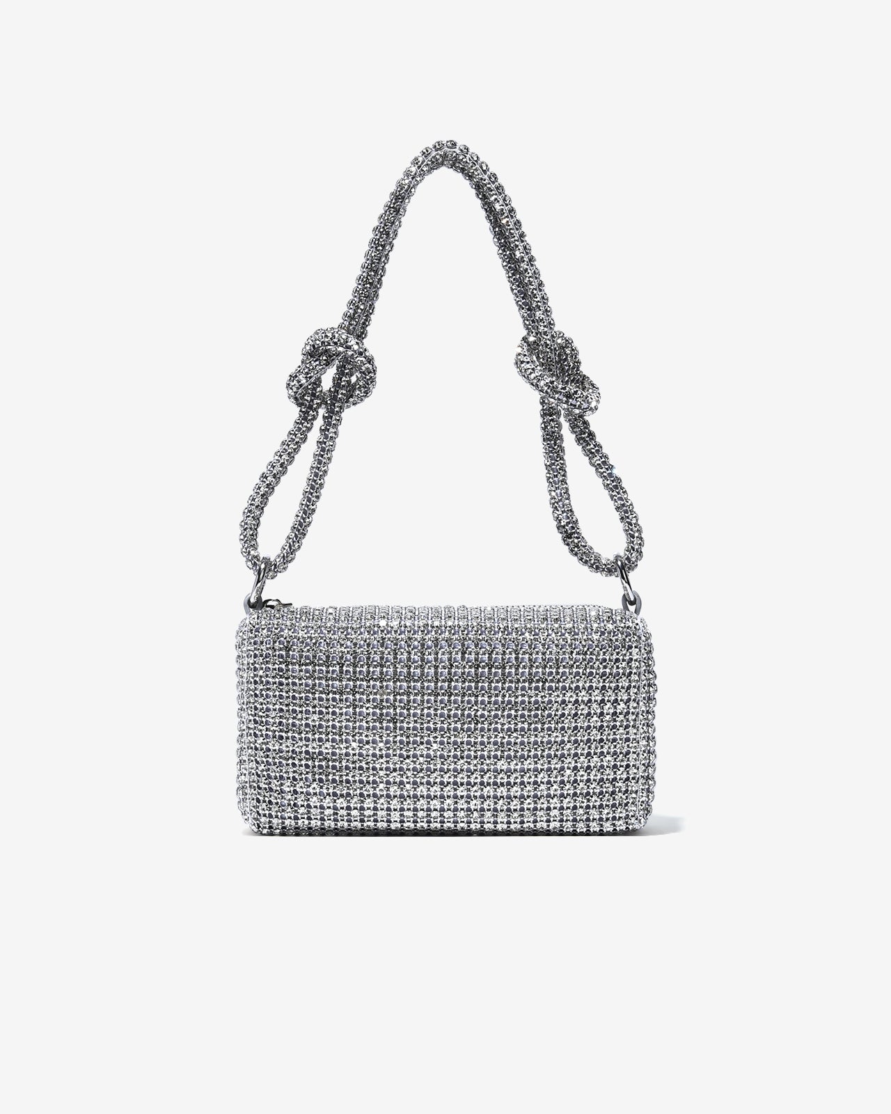 Túi Đeo Vai Đi Tiệc Quai Xoắn Đính Đá Zucia The Luminara N07-JS07Trắng Color1First