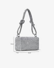 Túi Đeo Vai Đi Tiệc Quai Xoắn Đính Đá Zucia The Luminara N07-JS07-Trắng Color1